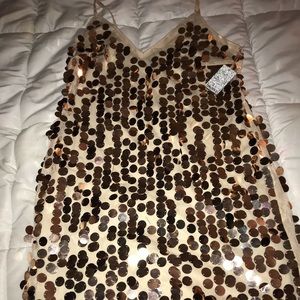 Gold party/formal dress